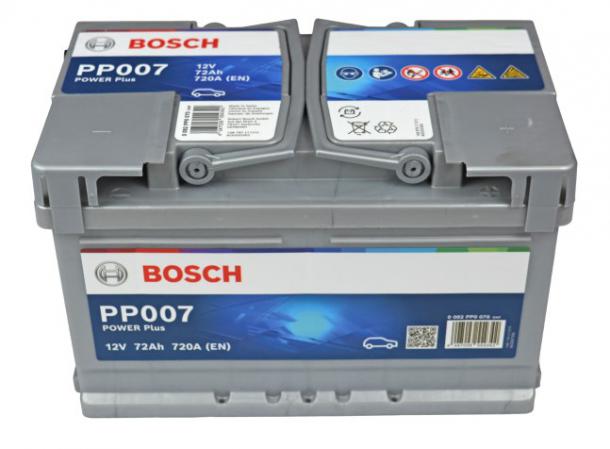 Bosch Power Plus - 12V 72 Ah - autó akkumulátor - jobb+