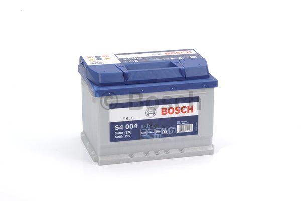 Bosch S4 12V 60Ah jobb+ autó akkumulátor akku 0092S40040
