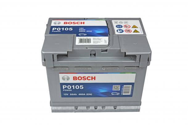 Bosch Power - 12V 55 Ah - autó akkumulátor - jobb+