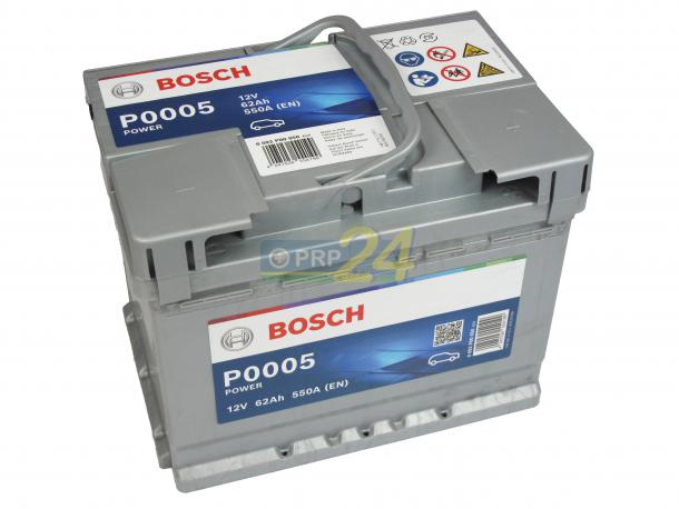 Bosch Power - 12V 62 Ah - autó akkumulátor - jobb+