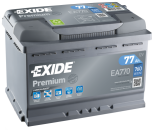EXIDE Premium 12V 77Ah 760A jobb+ autó akkumulátor akku