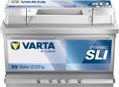 Varta Dynamic SLI - 12v 70ah - autó akkumulátor - jobb+ *alacsony