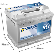 Varta Dynamic SLI - 12v 56ah - autó akkumulátor - jobb+