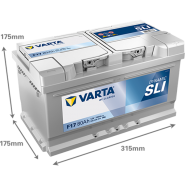 Varta Blue Dynamic akkumulátor 12v 80ah jobb+
